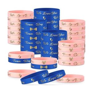 60 pulseras de revelación de género pulseras de silicona_1