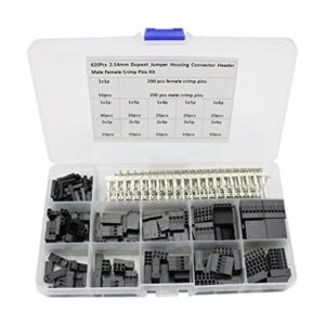 620pcs Pitch Pin carcasa conector y Dupont macho hembra_1
