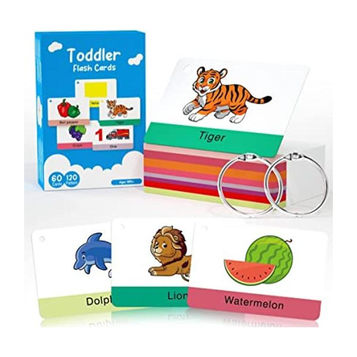 60 unidades 120 imágenes del alfabeto tarjetas flash