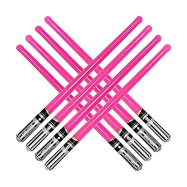 8 juguetes inflables rosados de la espada del sable de_1