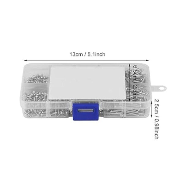 800pcs M2 Autoperforantes Tornillos Disco de Cruz Pan_4