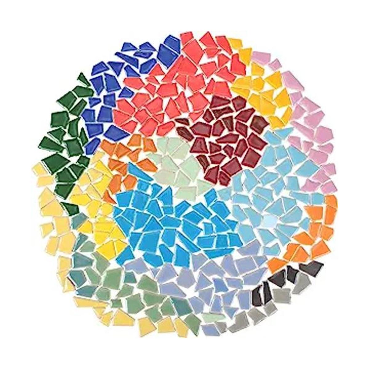 800 piezas de mosaico de formas mixtas para manualidades