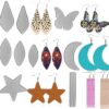 9 piezas de pendientes con diseño de estrella y luna_4