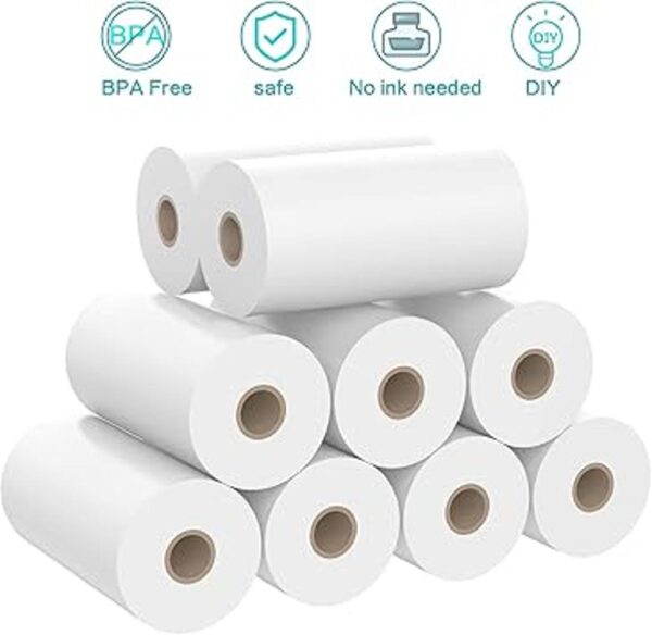9 rollos de papel de impresión de cámara instantánea para_2