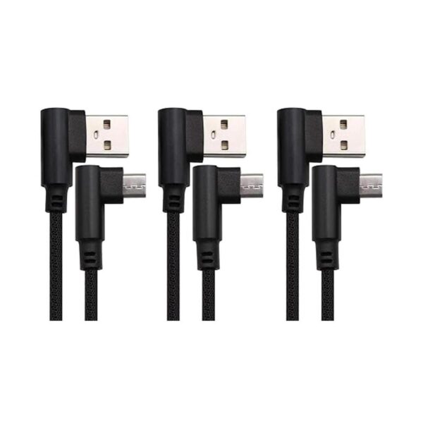 AAOTOKK Cable micro USB de 90 grados de ángulo recto USB_1