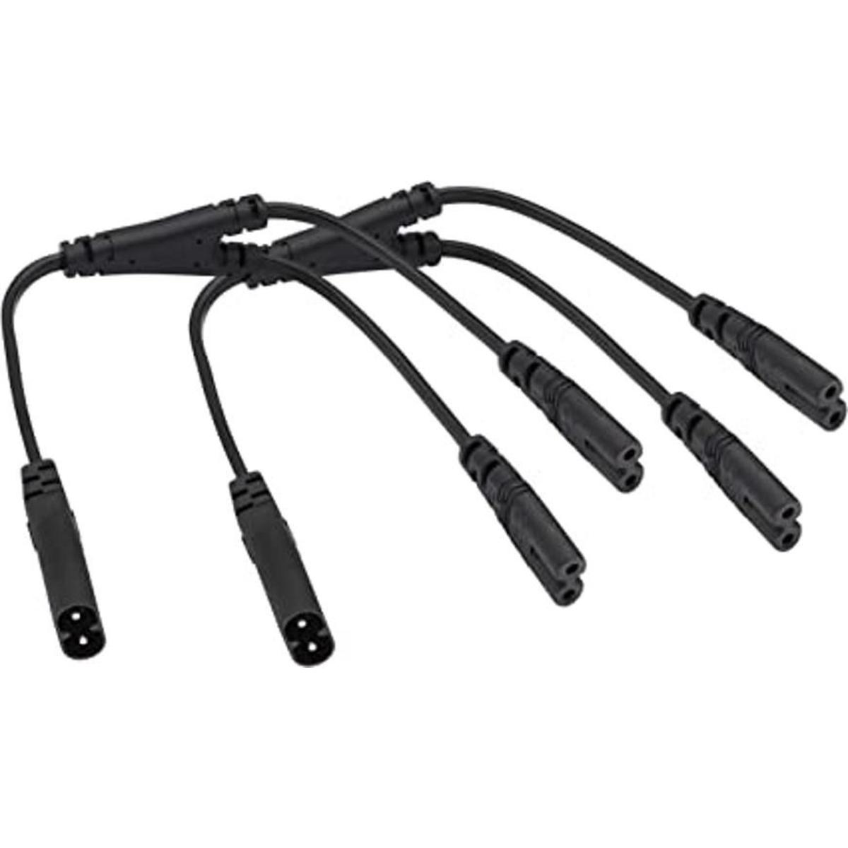 AAOTOKK Adaptador de alimentación hembra de 3 polos C5 a