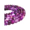 ABCGEMS agujero grande de 0.098 in cuentas de ágata de