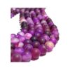 ABCGEMS agujero grande de 0.098 in cuentas de ágata de
