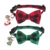 ADOGGYGO Collares de Navidad para gatos con bonita campana_1