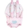 ADORA Portamuñecas de bebé en rosa pastel clásico se_1
