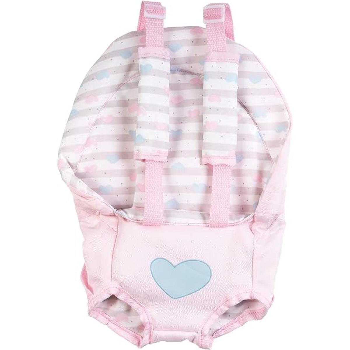 ADORA Portamuñecas de bebé en rosa pastel clásico se