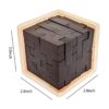 AHYUAN Rompecabezas de madera con forma de T