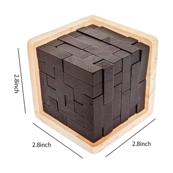 AHYUAN Rompecabezas de madera con forma de T