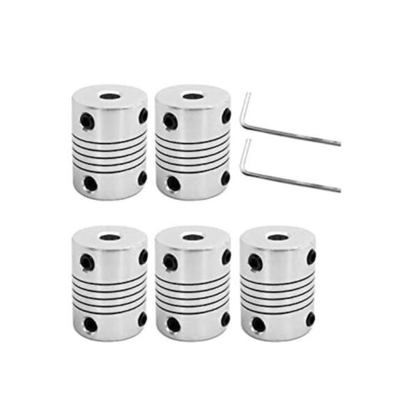AFUNTA 5 piezas acoplamientos flexibles de 0.197 in a_1