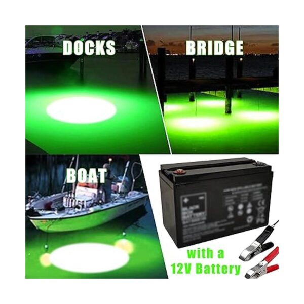 AGOOL Luz de Pesca Submarina Super Brillante Señuelo_6
