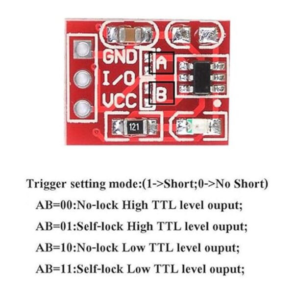 ALAMSCN TTP223 Módulo de sensor de botón táctil capacitivo_3