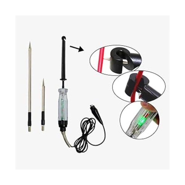 ALLOSUN GK5225 Probador de sonda de gancho de 6 V12 V