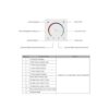 AMKI Interruptor de pared LED regulador LED cubierta de_4