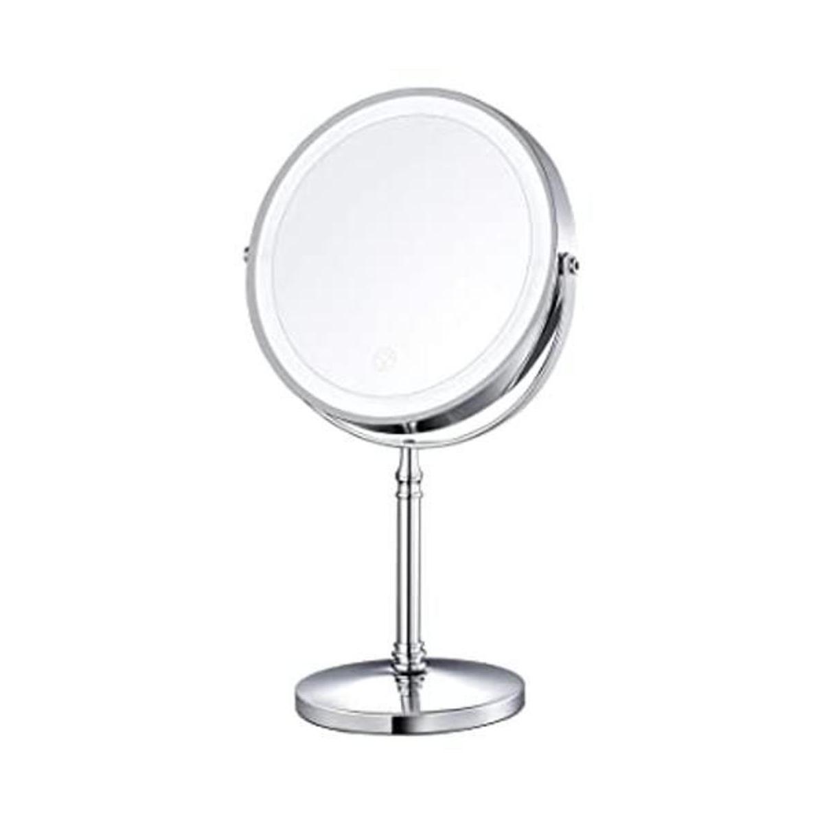 AMZTOLIFE Espejo de maquillaje iluminado de 8 pulgadas