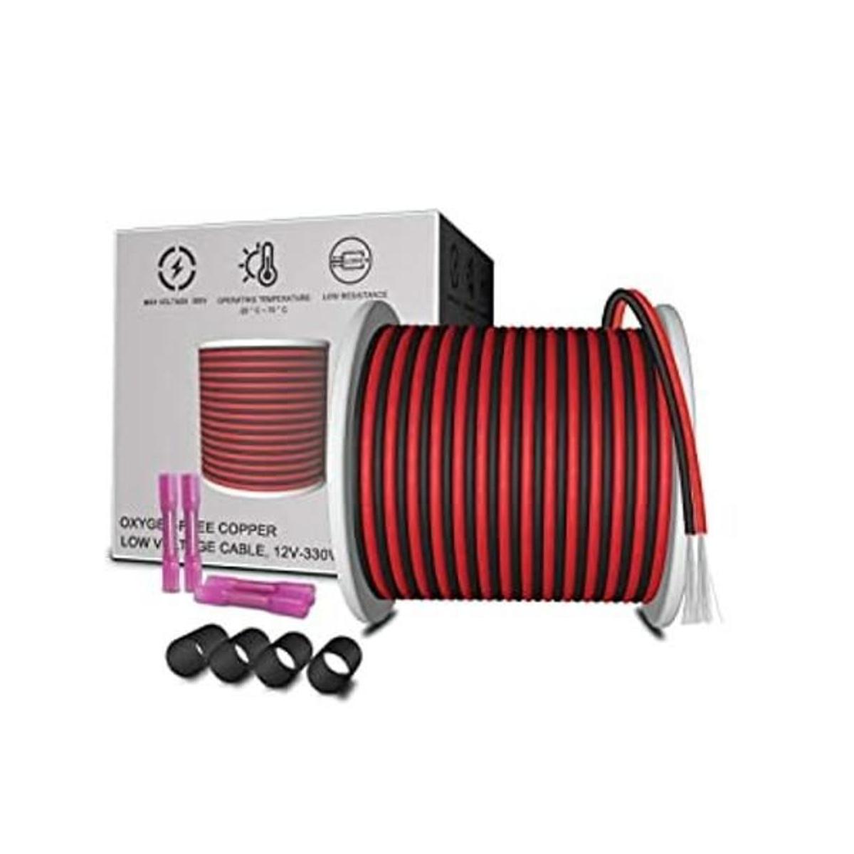 AOTOINK Cable de extensión de 65.6 pies 65.6 ft 22 AWG