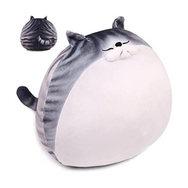 ARELUX Almohada de felpa de gato gordito de 15.7 pulgadas_1
