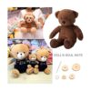 ARTIBETTER Accesorios de muñeca para muñecas de oso de