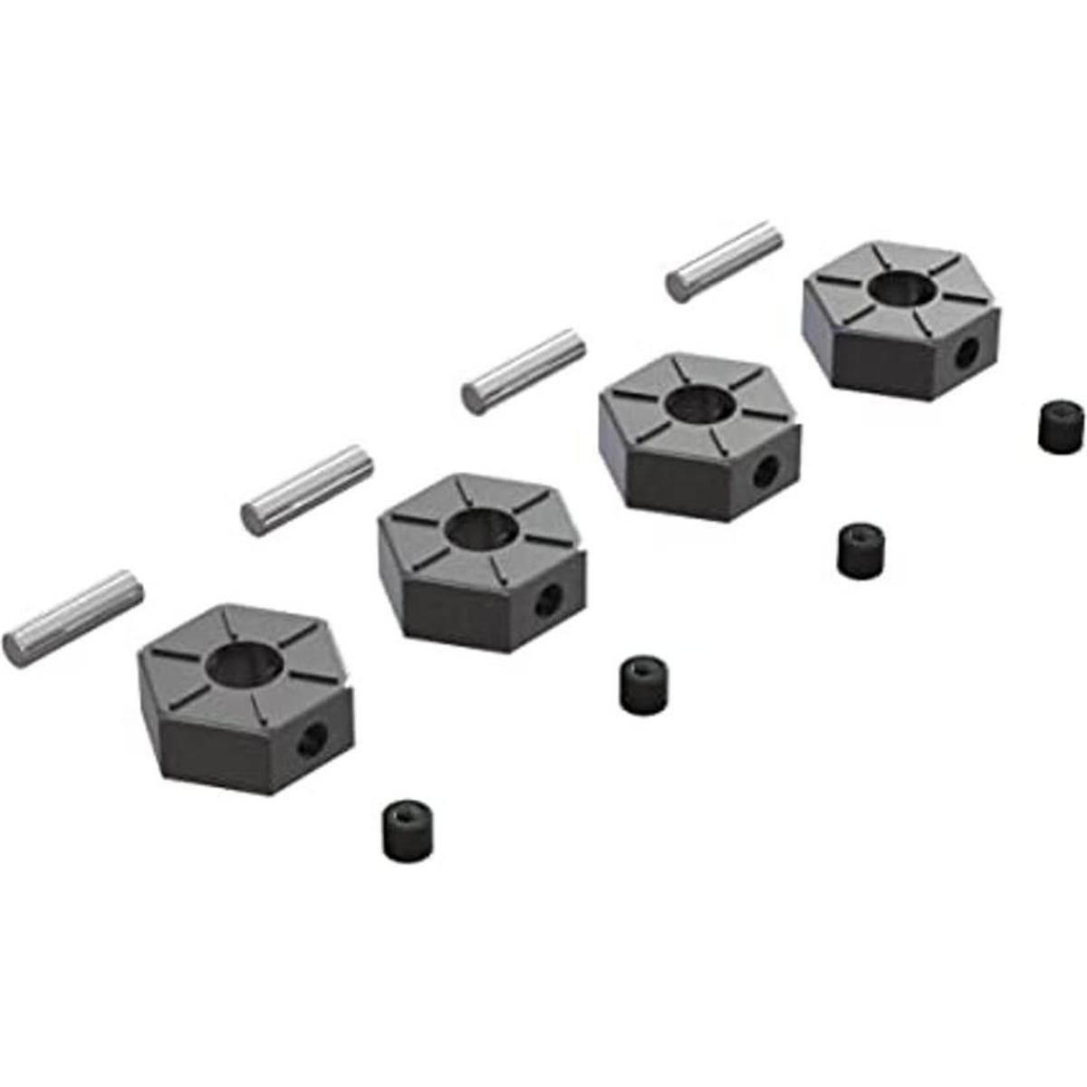 ARRMA Rueda hexagonal de metal de 0.472 in 4 ARAC9473