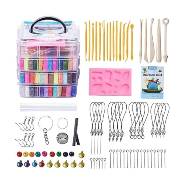 ARTME Arcilla polimérica kit de arcilla de 82 colores_2