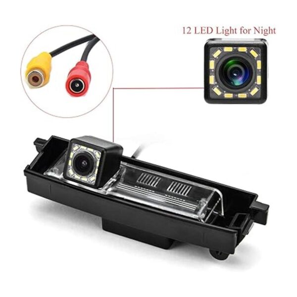 ASATAH 12 LED Cámara de visión trasera de coche para_2
