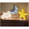 AUSAYE 3 luces LED decorativas de noche de luna creciente_1
