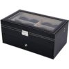 AUTOARK AW023 Organizador de cuero con cerradura para