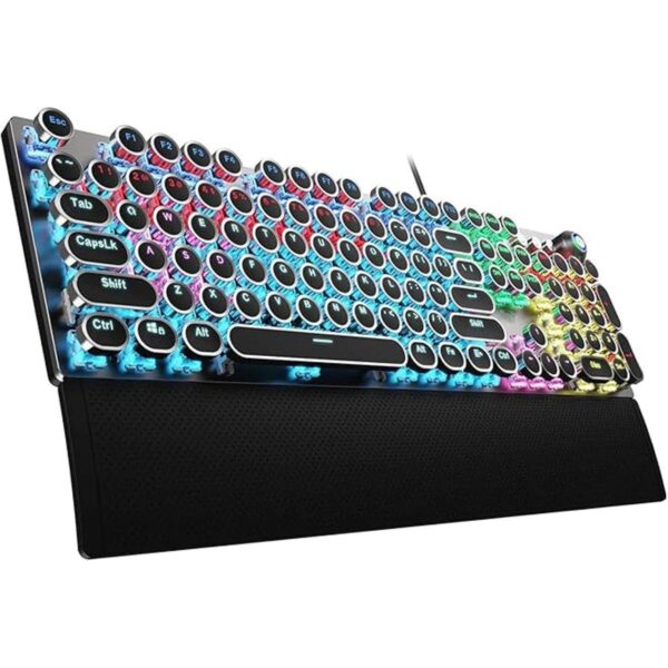 AULA Teclado mecánico para juegos F2088 estilo máquina de_1
