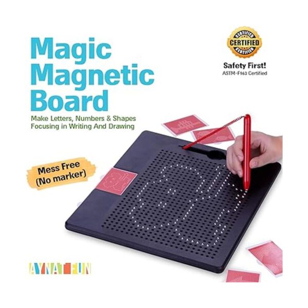 AYNAT FUN Tabla de dibujo magnética para niños pequeños y_3