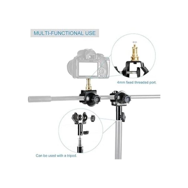 Abrazadera de metal resistente con soporte chapado en_6