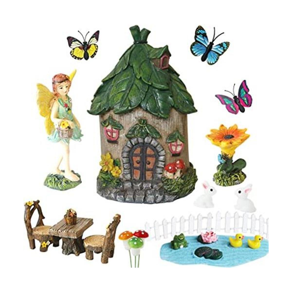 Accesorios de jardín en miniatura para exteriores figuras