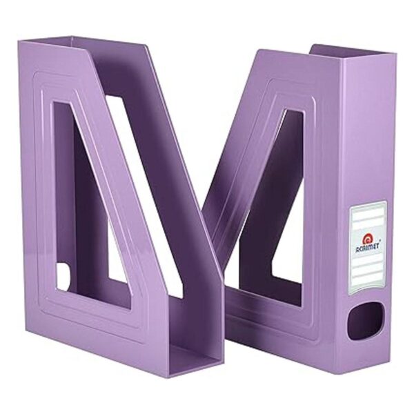 Acrimet Organizador para archivos color morado sólido 2