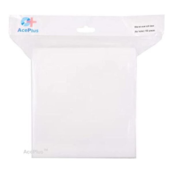 AcePlus 100 Funda de plástico para CD doble cara color_1