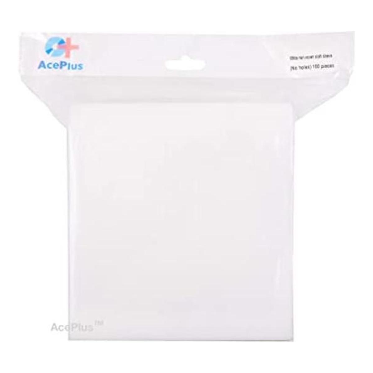 AcePlus 100 Funda de plástico para CD doble cara color