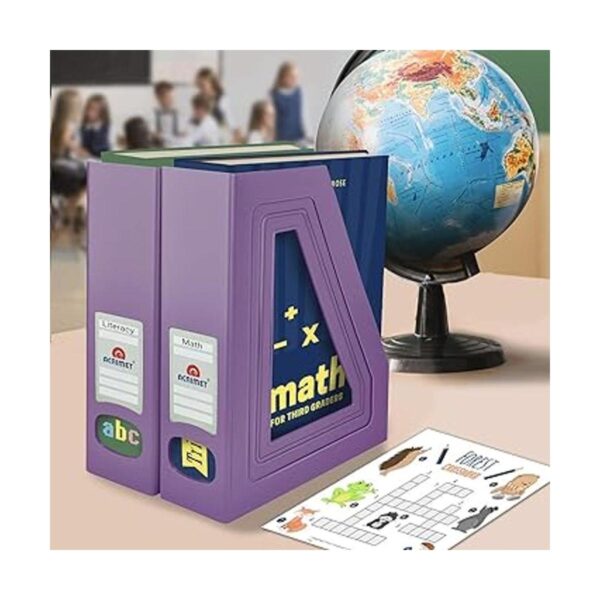 Acrimet Organizador para archivos color morado sólido 2