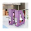 Acrimet Organizador para archivos color morado sólido 2