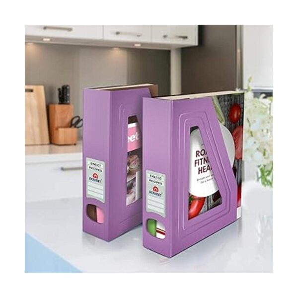 Acrimet Organizador para archivos color morado sólido 2
