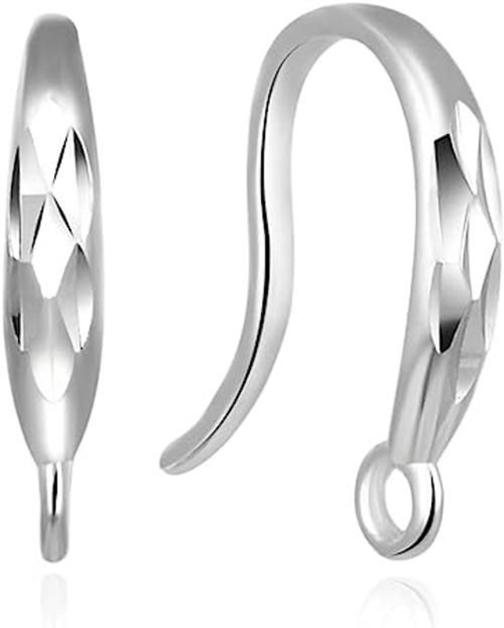 Adabele SS479 Ganchos para pendientes de plata de ley 925