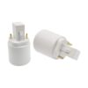 Adaptador ESimpo G24d a E26E27 2 pines CFL adaptador de