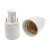 Adaptador ESimpo G24d a E26E27 2 pines CFL adaptador de