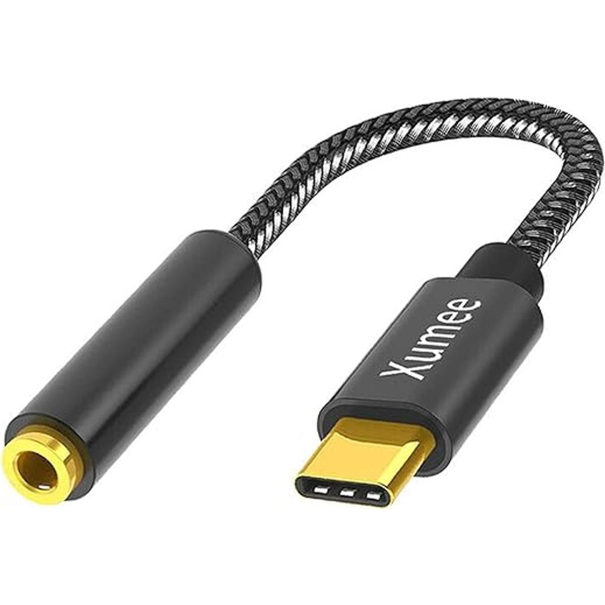 Adaptador de auriculares USB C a 0.138 in USB tipo C a