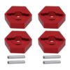 Adaptador hexagonal de rueda de aluminio de 0.472 in para