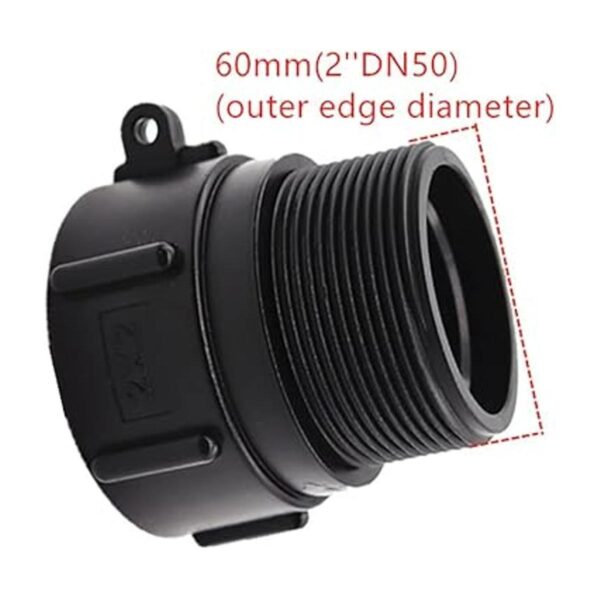 Adaptador de tanque de agua IBC de 275 de 330 galones con_4