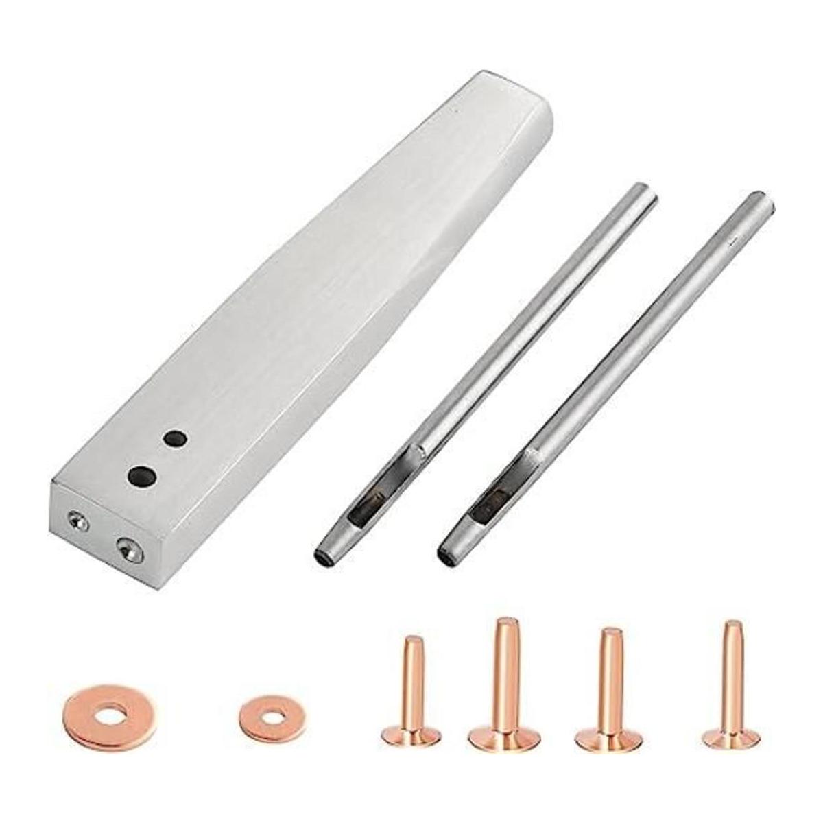 Aemygo 43 remaches y rebabas de cobre kit surtido de