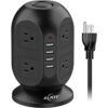 AiJoy Torre de regleta con puertos USB protector de_1