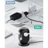 AiJoy Torre de regleta con puertos USB protector de_5